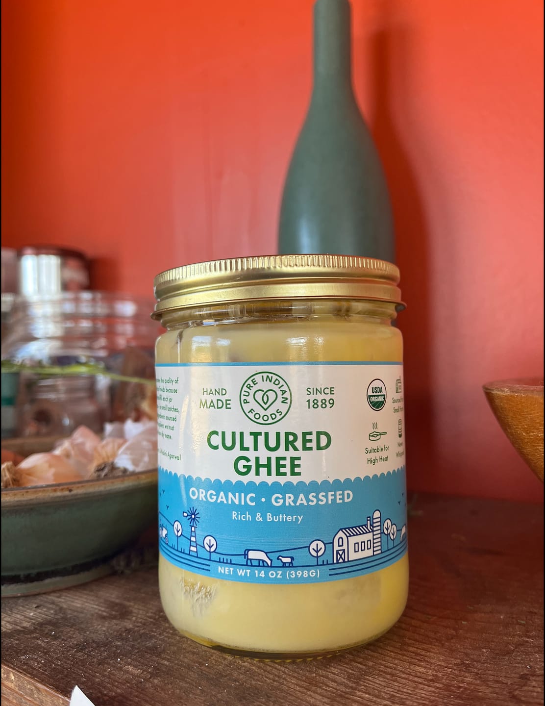 Customer photo review of Cultured Ghee, Grassfed & Certified Organic - 14 oz