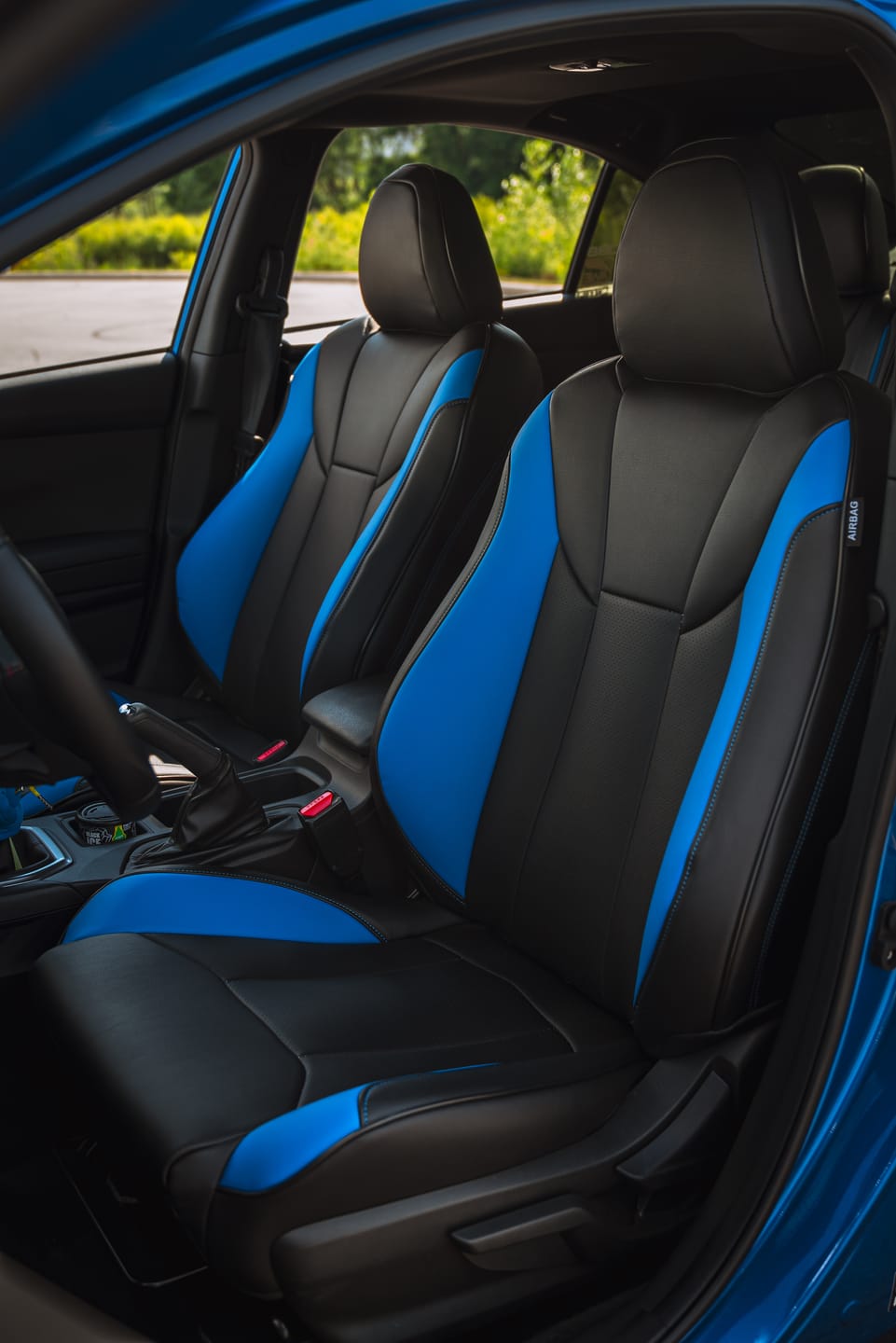 Customer photo review of 2022+ Subaru WRX Premium Custom Seat Covers