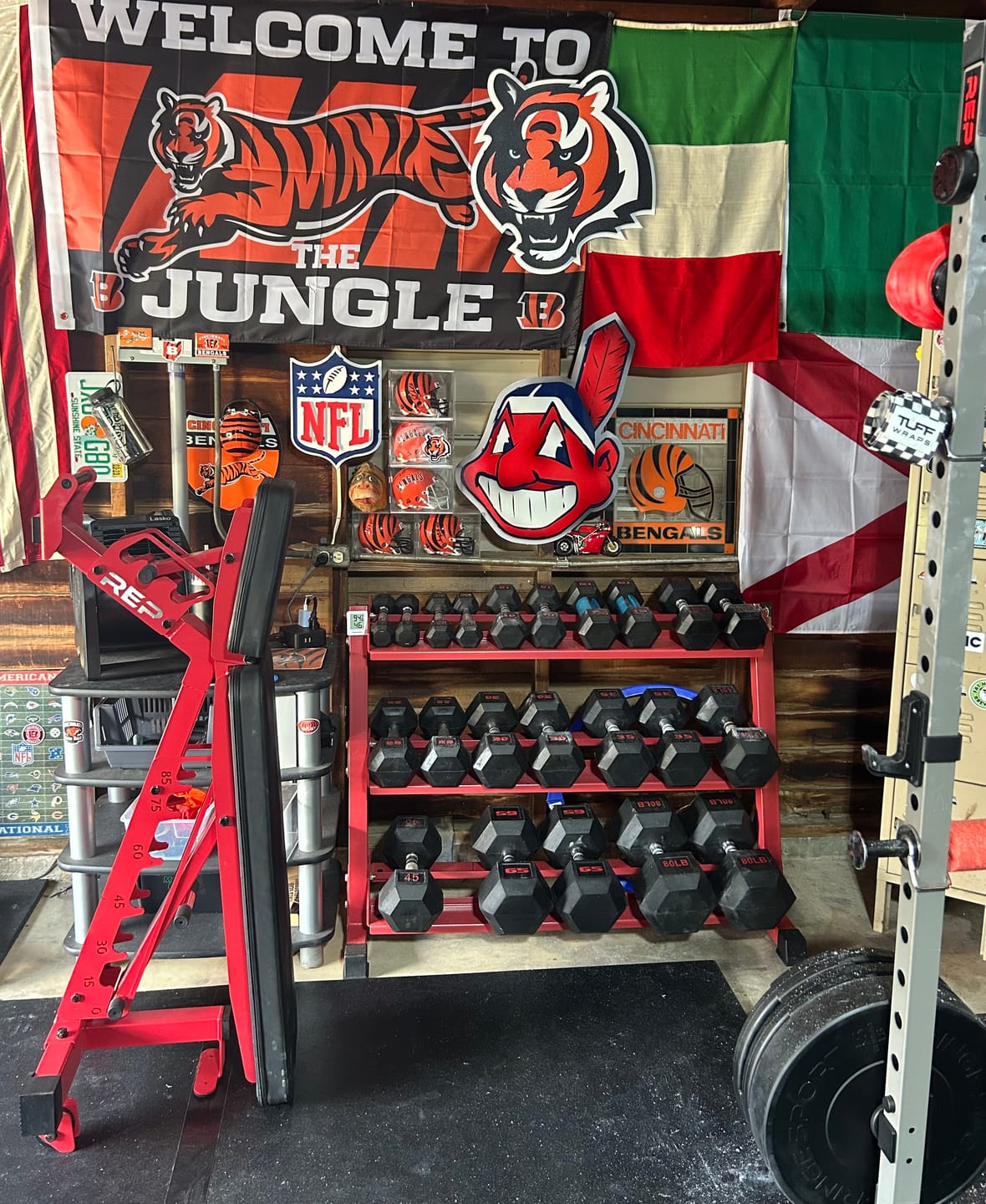 Customer photo review of Cincinnati Bengals "Tiger Mascot" 3D Vintage Metal Wall Art