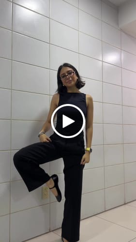 Customer video review of Pantalones de Vestir Rectos