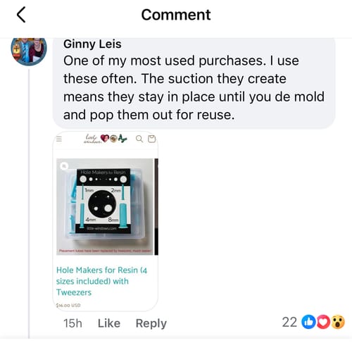 Customer photo review of 12x6x1" Cross Silicone Mold For Epoxy Resin - Medium Cross Mold