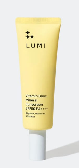 Customer photo review of Vitamin Glow Mineral Sunscreen