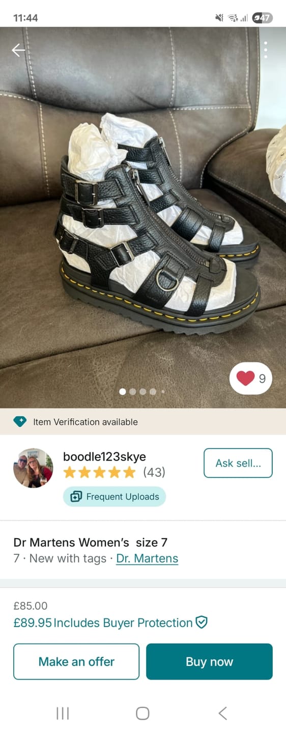 Customer photo review of Slip on Harness | Foam Padded - Metal Grey x Neon