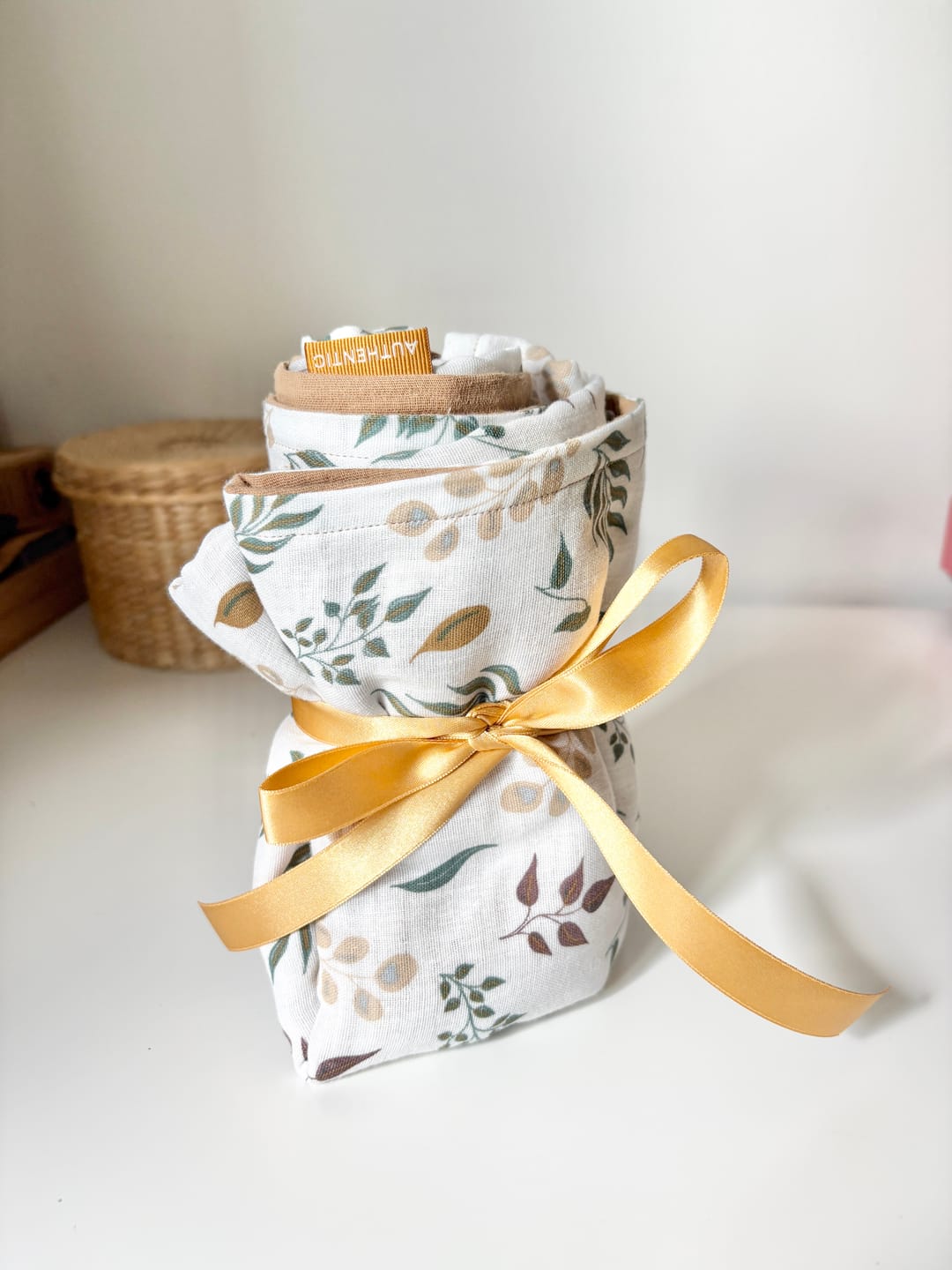 Customer photo review of Berry Blossom Flat Double Gauze Fabric