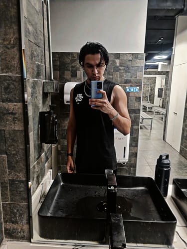 Customer photo review of Tank Top ORX Lifting Club Black
