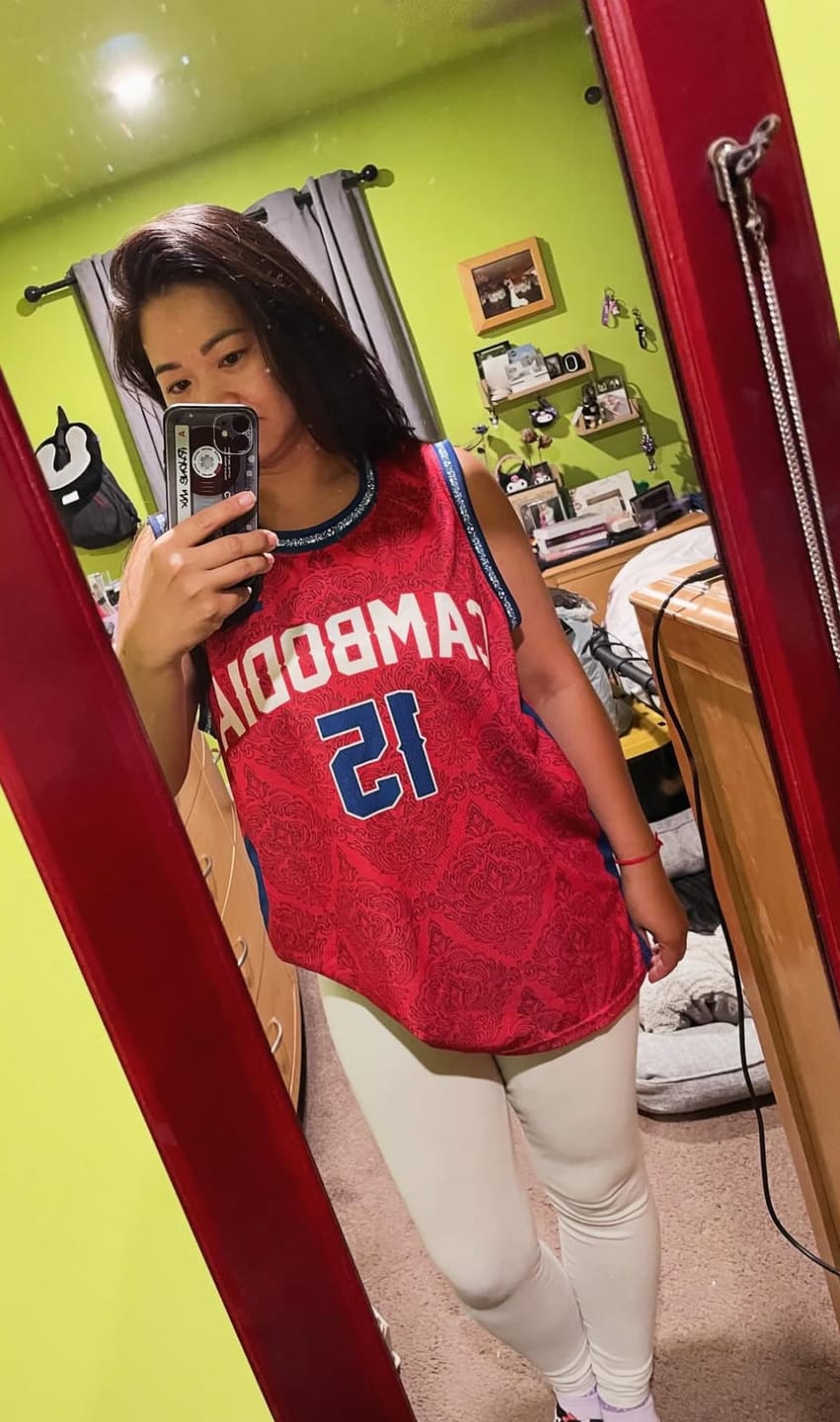 Customer photo review of Cambodia Heritage Custom Basketball Jersey