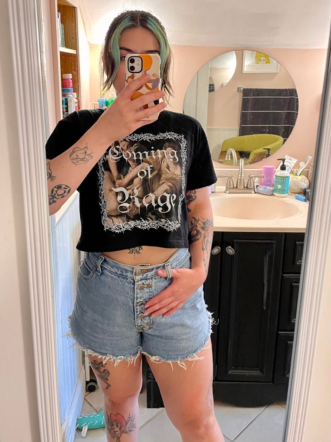 Customer photo review of Coming of Rage Crop Tee