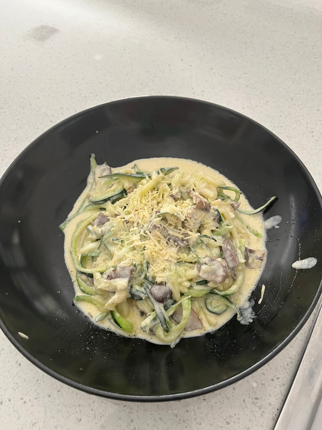 Customer photo review of Starter Pack. 2x Qetoe Low Carb Spaghetti, 2 x Qetoe Low Carb Fettucine