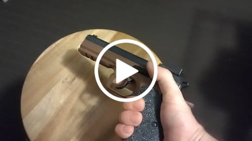 Customer video review of Tanfoglio Stock 2/3 Palm-Swell and Flat Carbide Grips