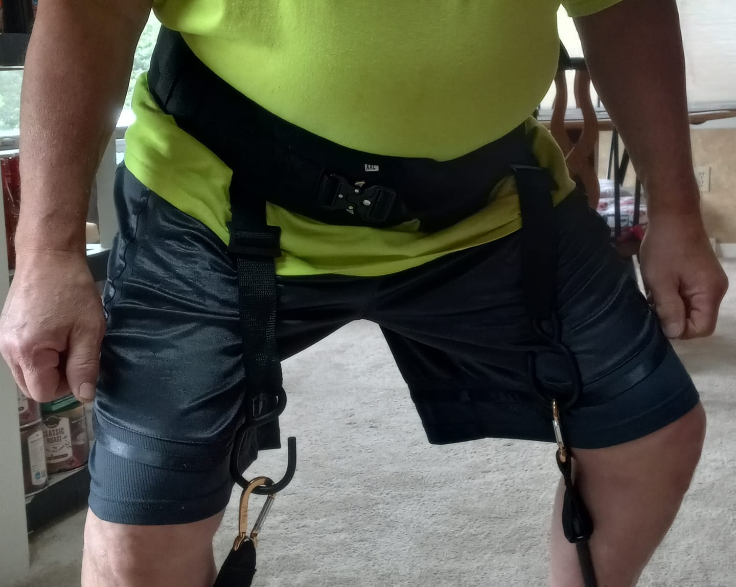 Customer photo review of Split Squat Resistance Band Belt