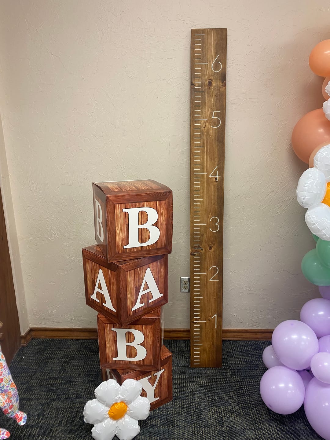 Customer photo review of 79.2X7.875" 3 Piece Growth Chart Inlay Acrylic Router Template Set