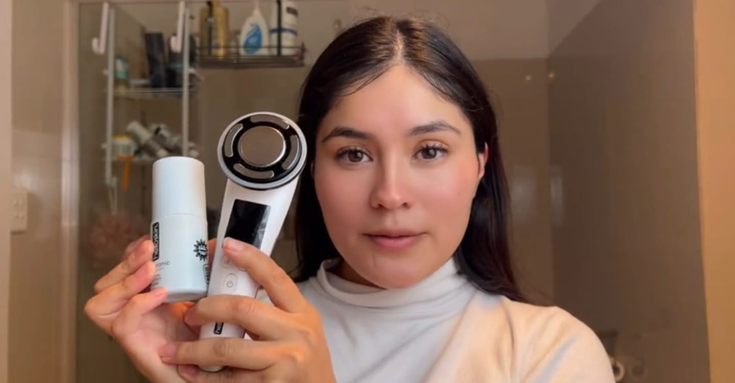 Customer photo review of hyaluronic acid serum