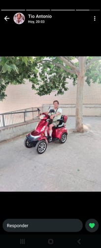 Customer photo review of Scooter Eléctrico TEKUON Faster xtrem iva Reducido