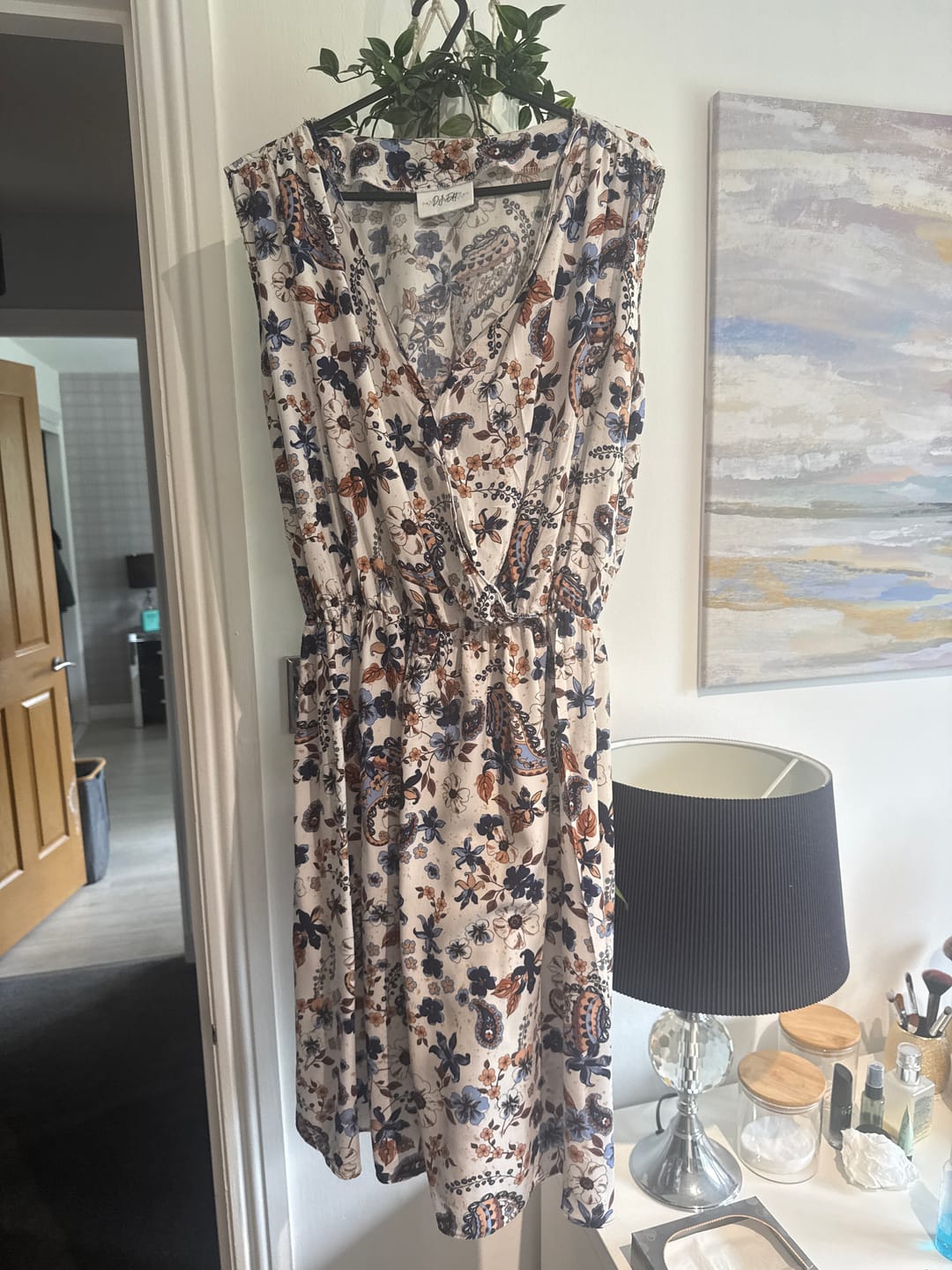 Customer photo review of Flowers and Paisleys Viscose Lawn Fabric