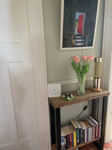 Customer photo review of Console Table with Shelf 22.5cm Depth | 84cm High
