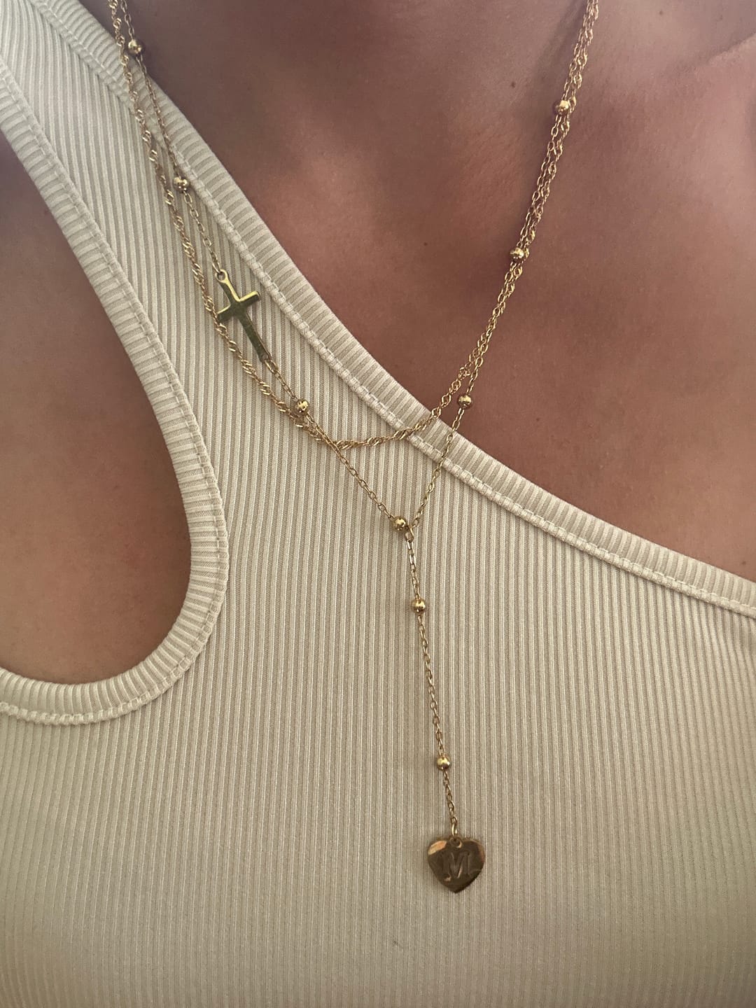 Customer photo review of Singapore Chain Necklace - 2mm