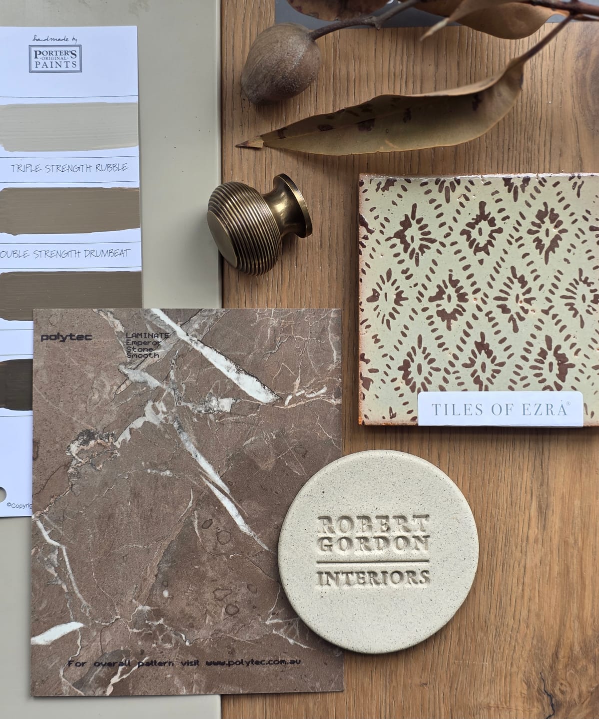Customer photo review of Solid Brass Beehive Cupboard Knobs