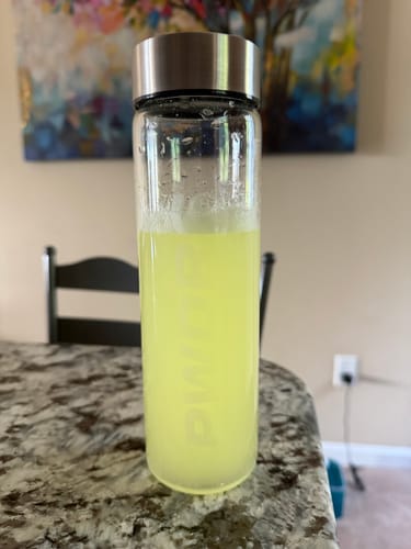 Customer photo review of PWDRS GLASS BOTTLE