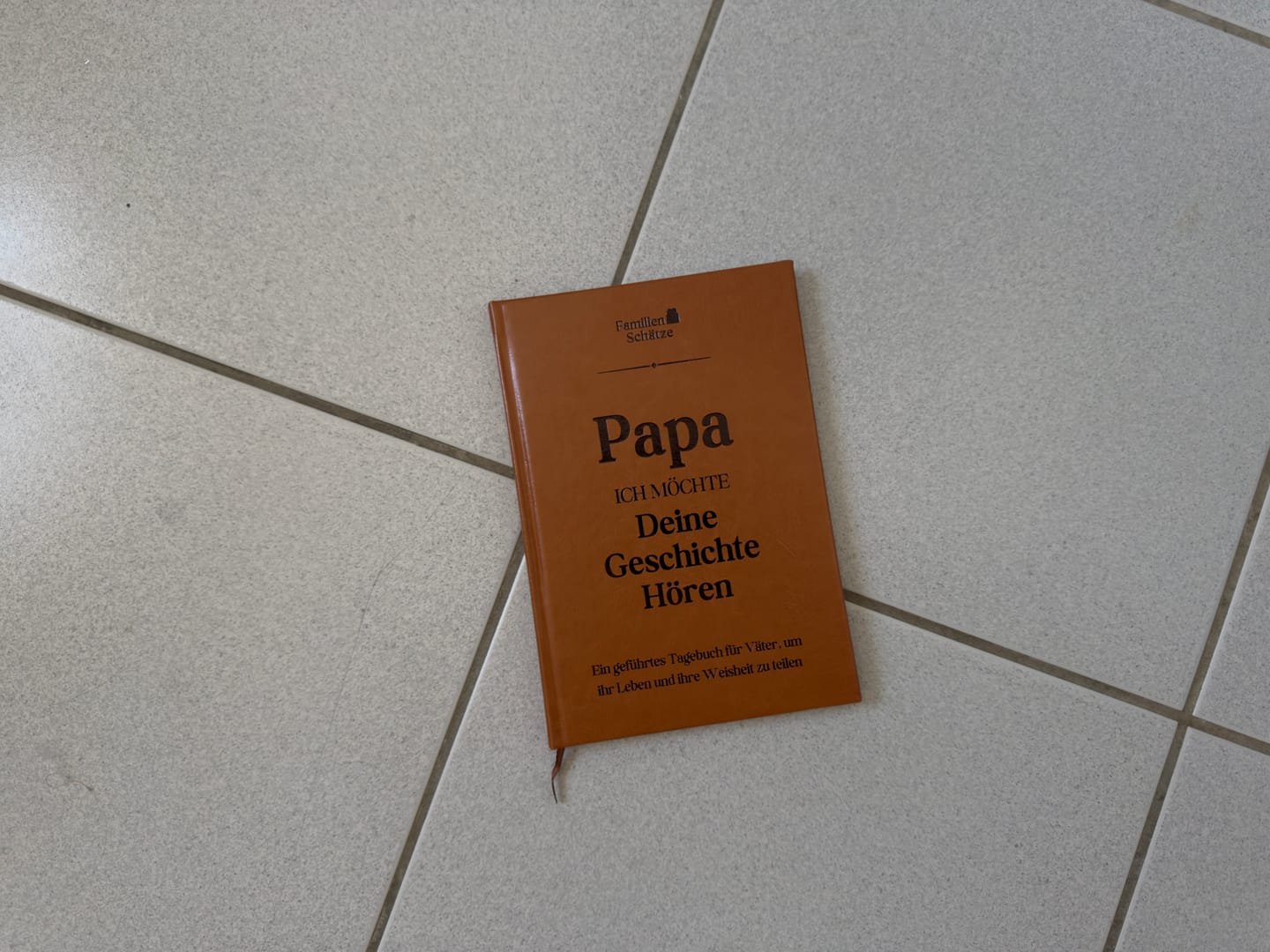 Customer photo review of Vater-Erinnerungen Geführtes Tagebuch