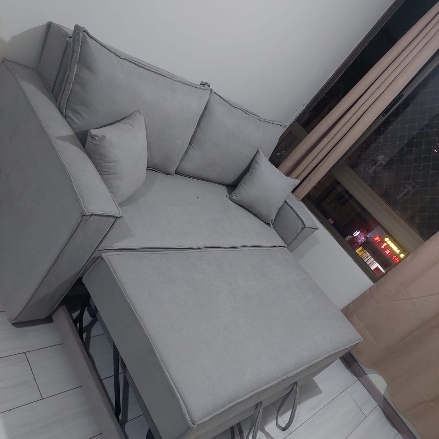 Customer photo review of Sofá Cama Mónaco Cojines Grandes