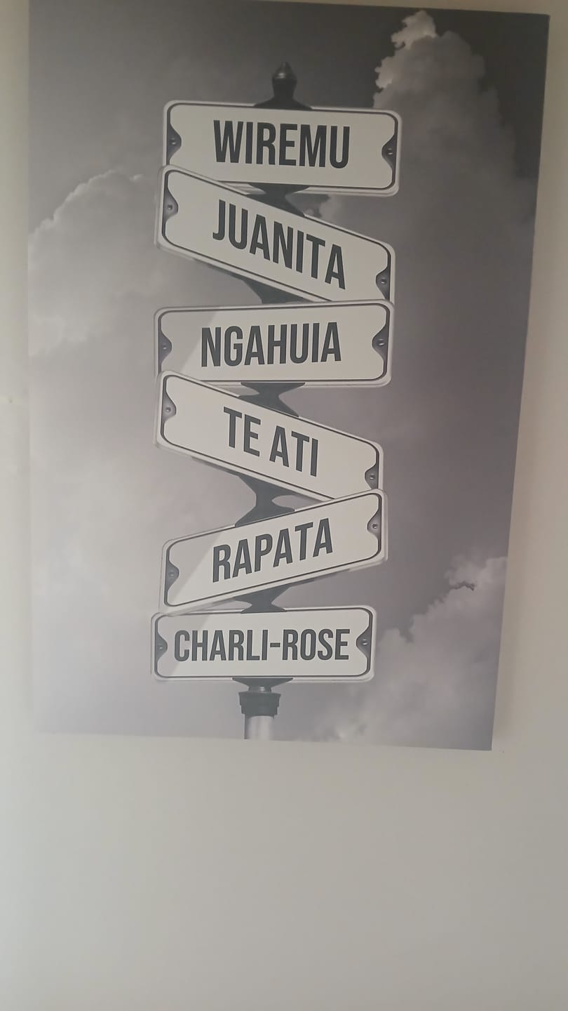 Customer photo review of NAMES ONLY STREET SIGN by Cstm Canvas