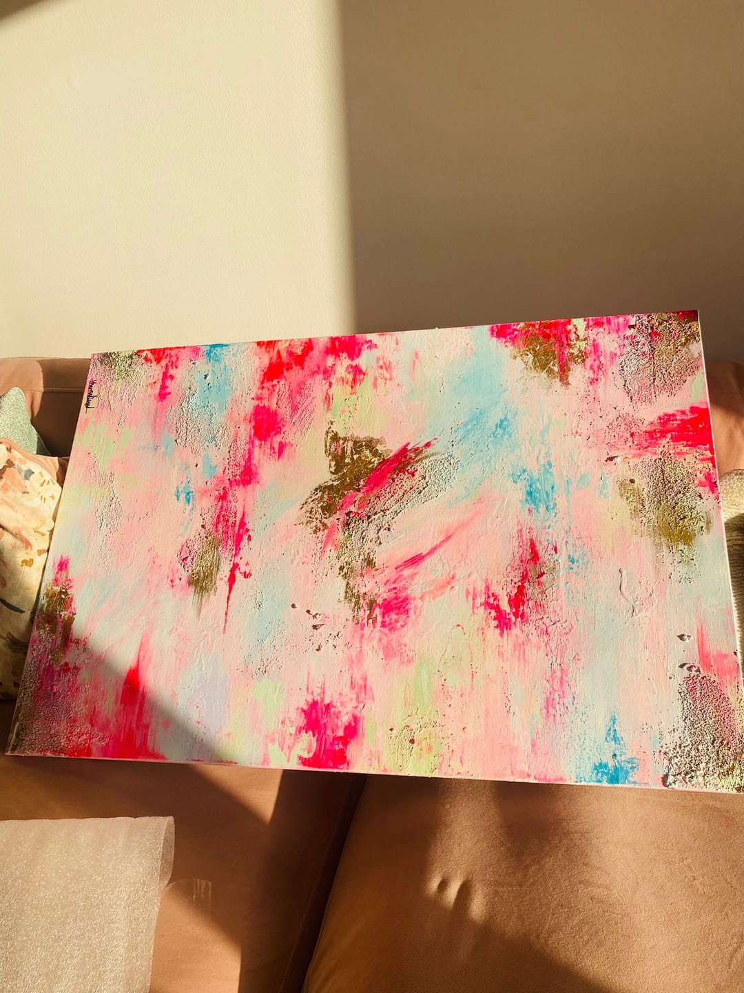 Customer photo review of Original canvas art