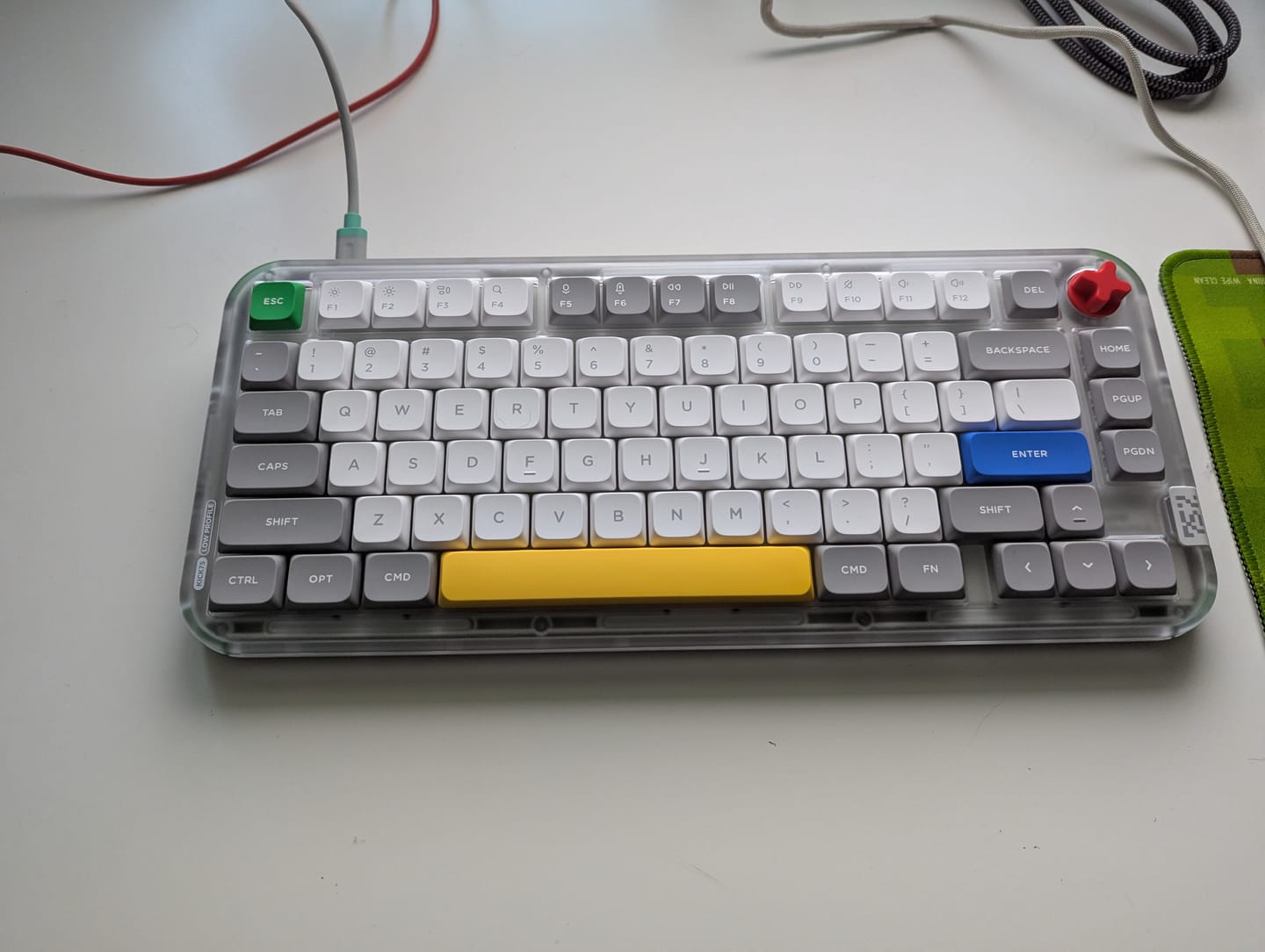 Customer photo review of NuPhy Kick75 Hybrid-Profile Custom Wireless Mechanical Keyboard