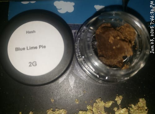 Customer photo review of Blue Lime Pie Hash