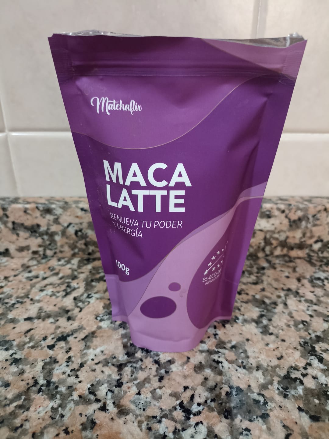 Customer photo review of Maca Latte