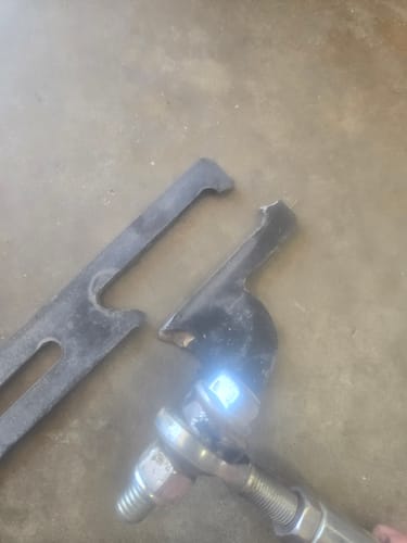 Customer photo review of EZGO Adjustable Front Cradle Mount