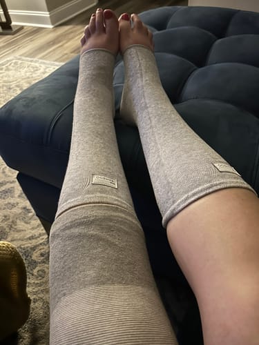 Customer photo review of Premium Anti-Fatigue Bamboo Footsleeves