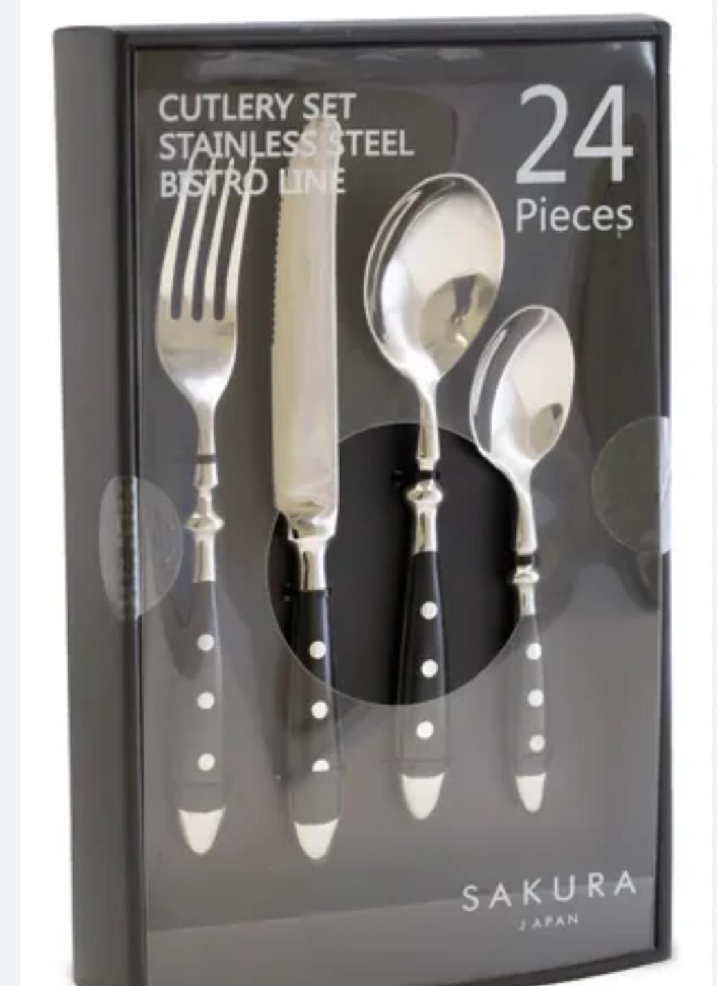 Customer photo review of Set De Cubiertos Sakura Mediterranean De 24 Piezas