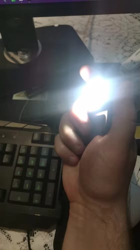 Customer photo review of 800 Lumens Mini LED Floodlight