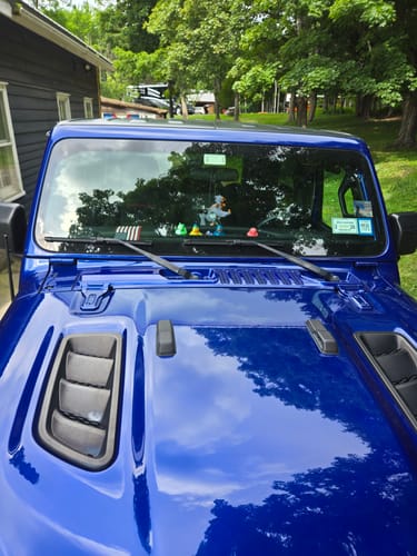 Customer photo review of Cowl Wiper Panel Painted Factory Color JL/JT 2018-2025