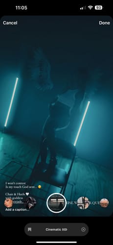 Customer photo review of Bellani Bottom - Mesh Panelled High Waist Bottom Recycled Black