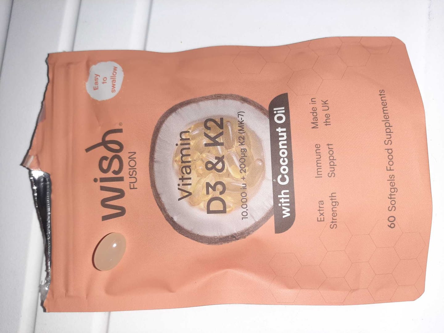 Customer photo review of Vitamin D3 + K2