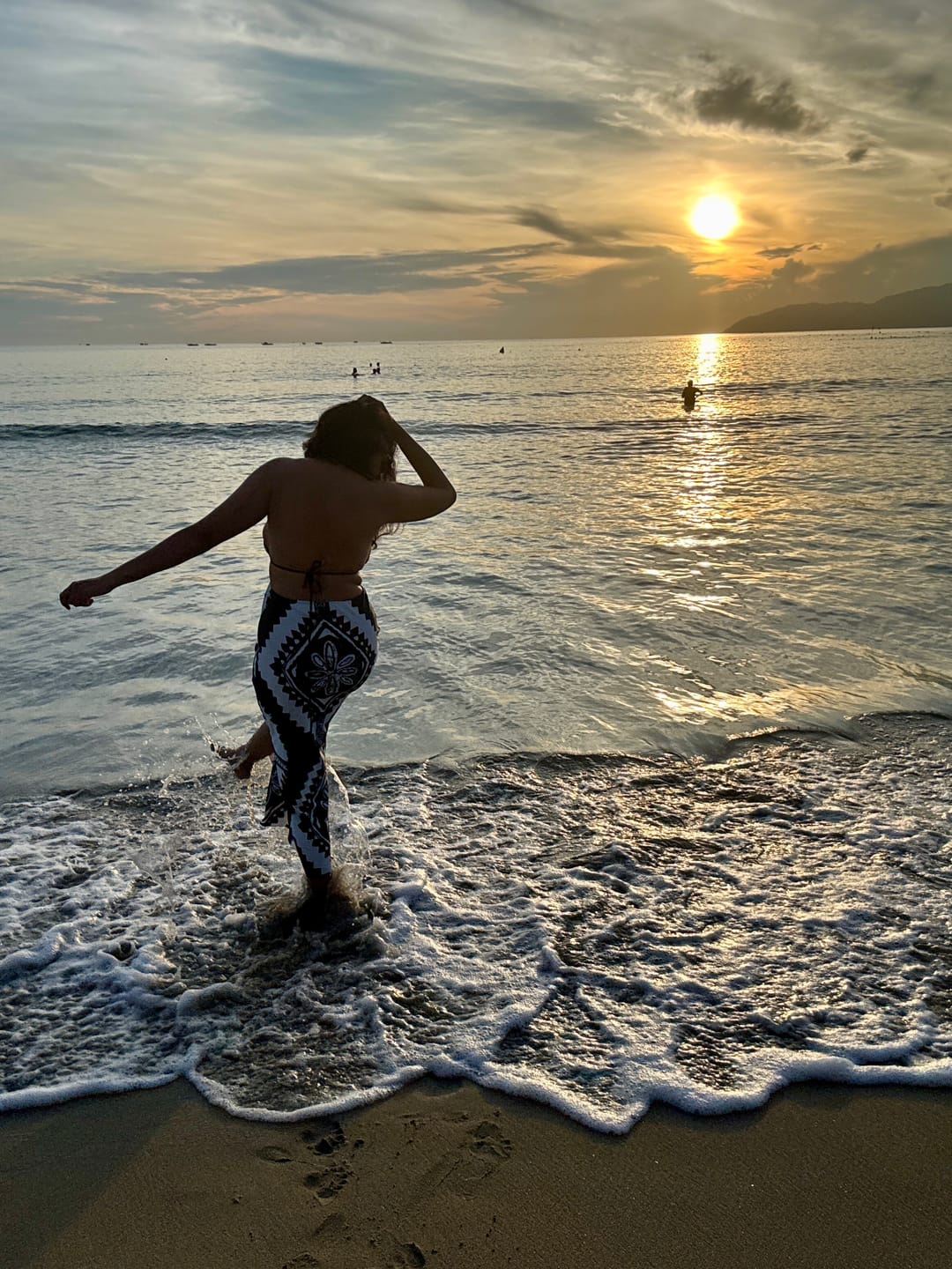 Customer photo review of Giza Swimsuit with Sarong Skirt