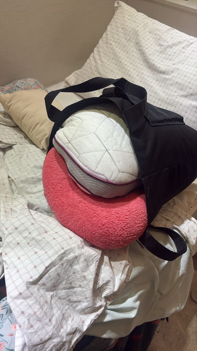Customer photo review of Travesseiro de Viagem Snow® Mini
