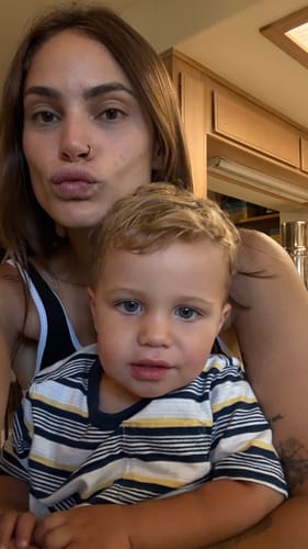 Customer photo review of Dark Grey Bombshell Sports Bra and Shaping Short Set