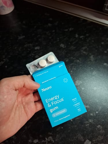 Customer photo review of Energy & Focus Gum