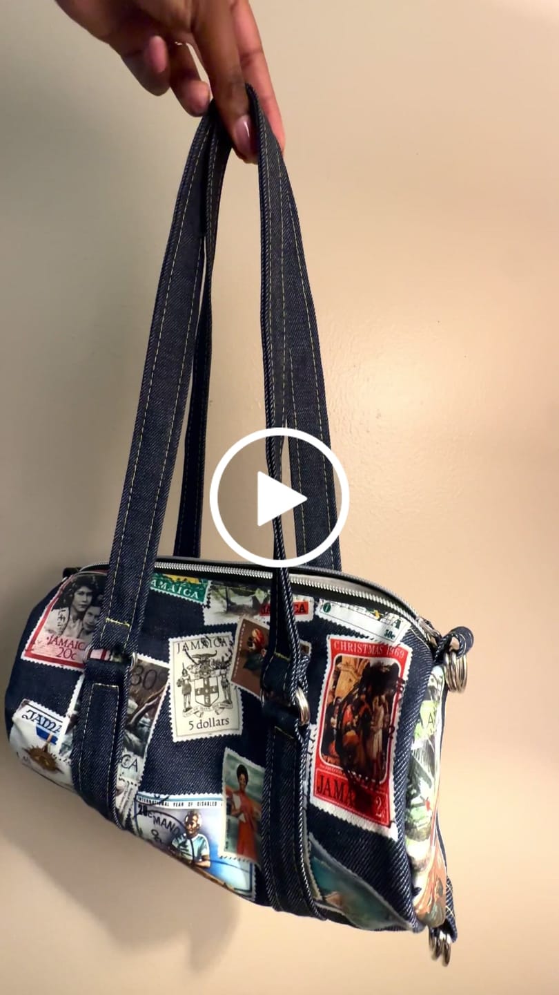 Customer video review of Jamaican Postage Mini Duffle [Denim]