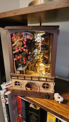 Customer photo review of JiuFen Old Street Book Nook Kit