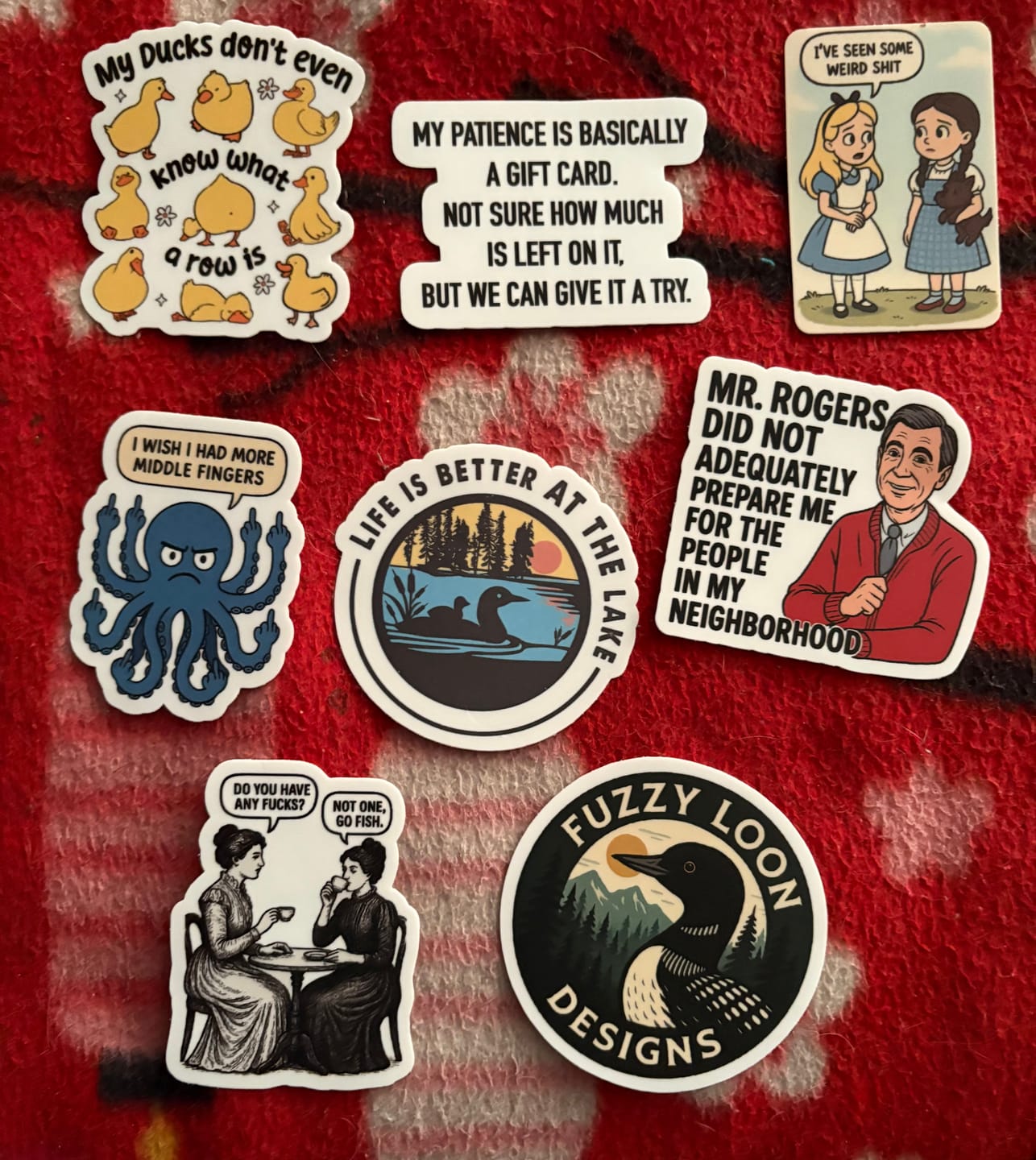 Customer photo review of STICKER CLUB | Monthly Sticker Subscription