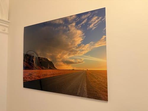 Customer photo review of Acrylic Mounting Panel - 100 x 100 cm