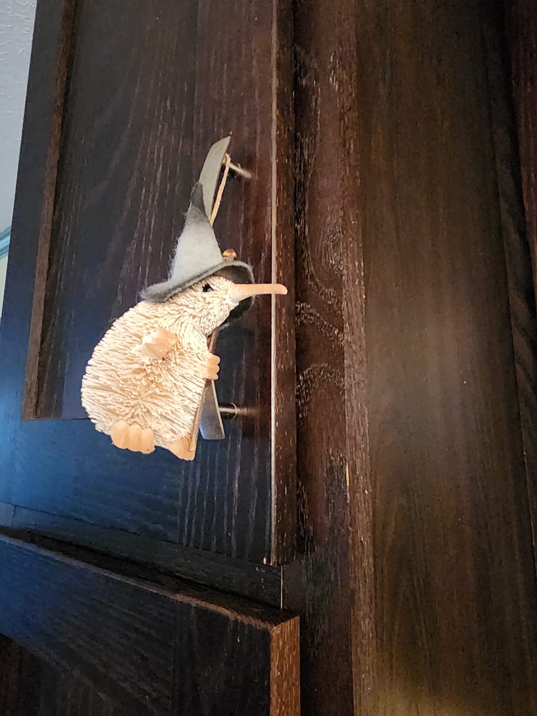 Customer photo review of Fun Brush NZ Kiwi LOTR Style Wizard Christmas Ornament