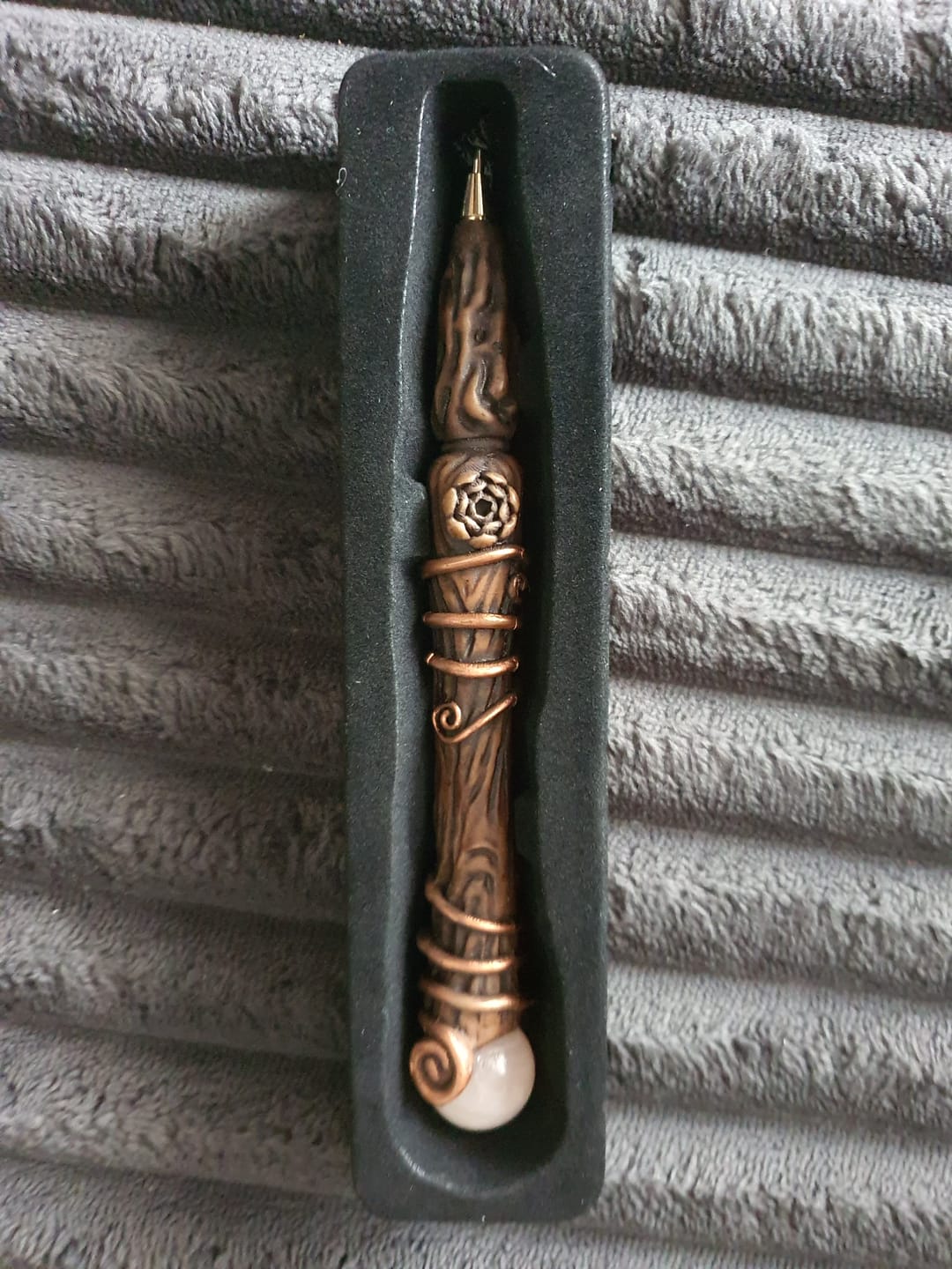 Customer photo review of Zauberstab Stift – Magischer Kugelschreiber mit Stein