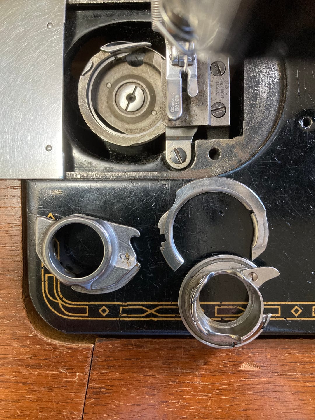 Customer photo review of Bobbin Case, Singer #153758