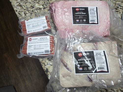 Customer photo review of Choice Or Higher All Beef Angus Franks