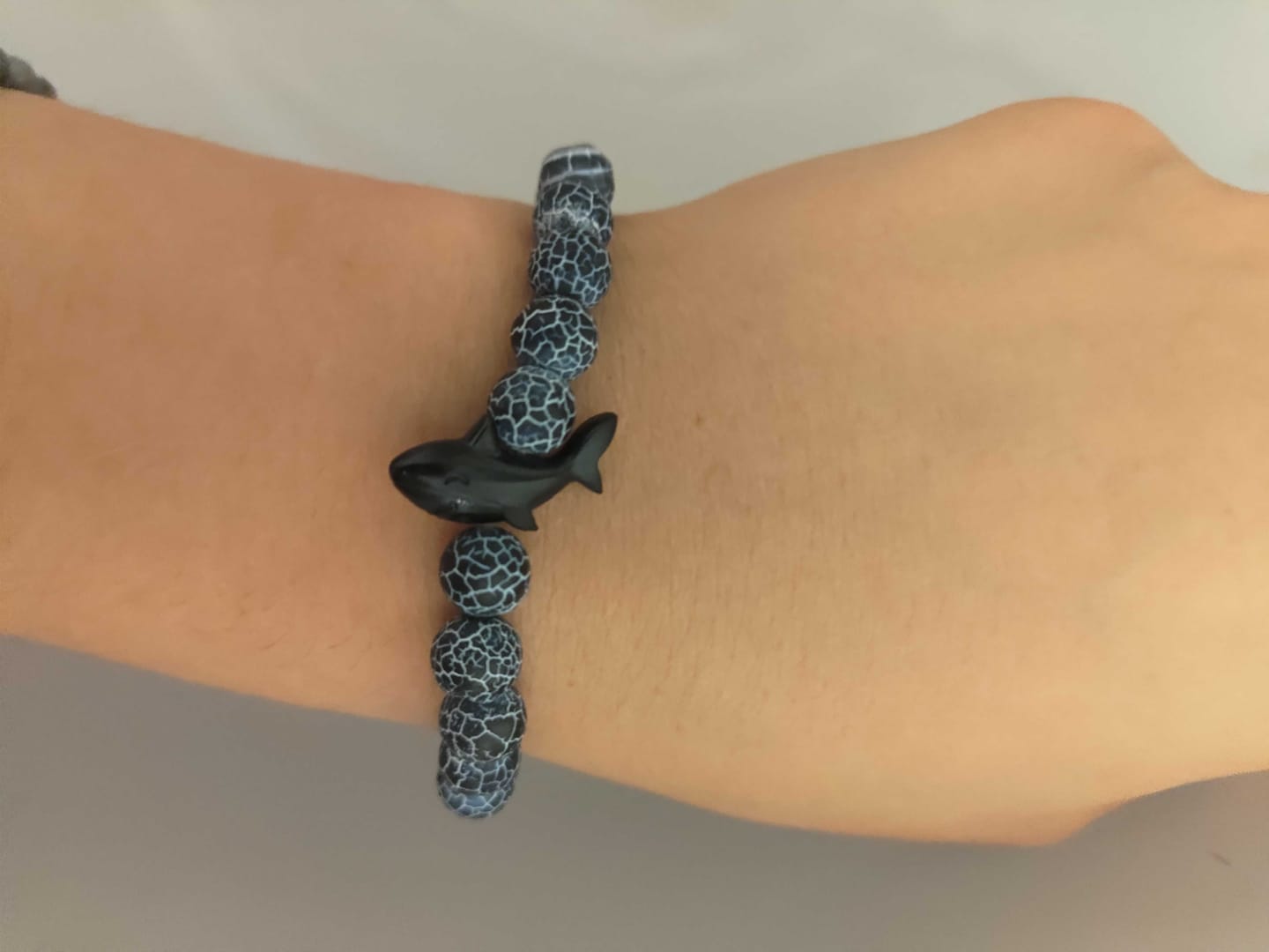 Customer photo review of Shark Tracking Bracelet