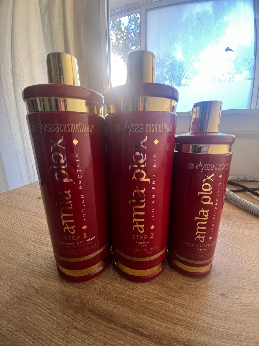 Customer photo review of Kit Lissage Nano Indien Amla Plex 2x1L + PCA 500 ml